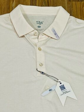 1764 Golf Classic Men's XXL Polo Shirt in Off-White